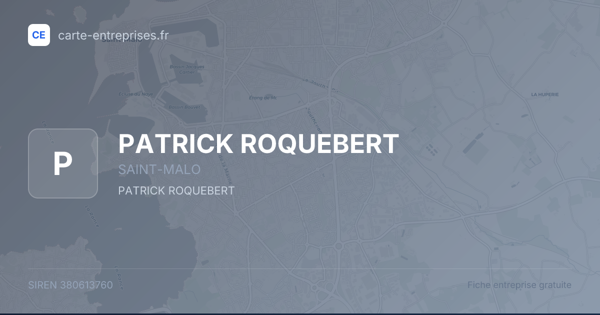 PATRICK ROQUEBERT — 380613760 — fiche entreprise