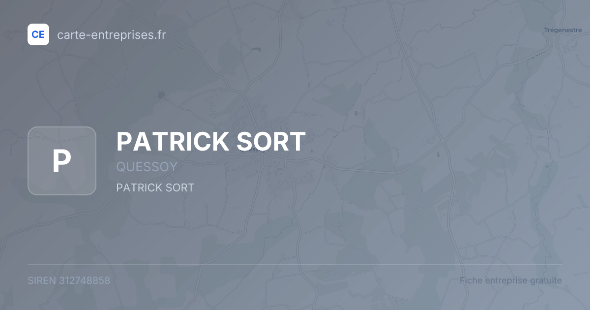 PATRICK SORT — 312748858 — fiche entreprise