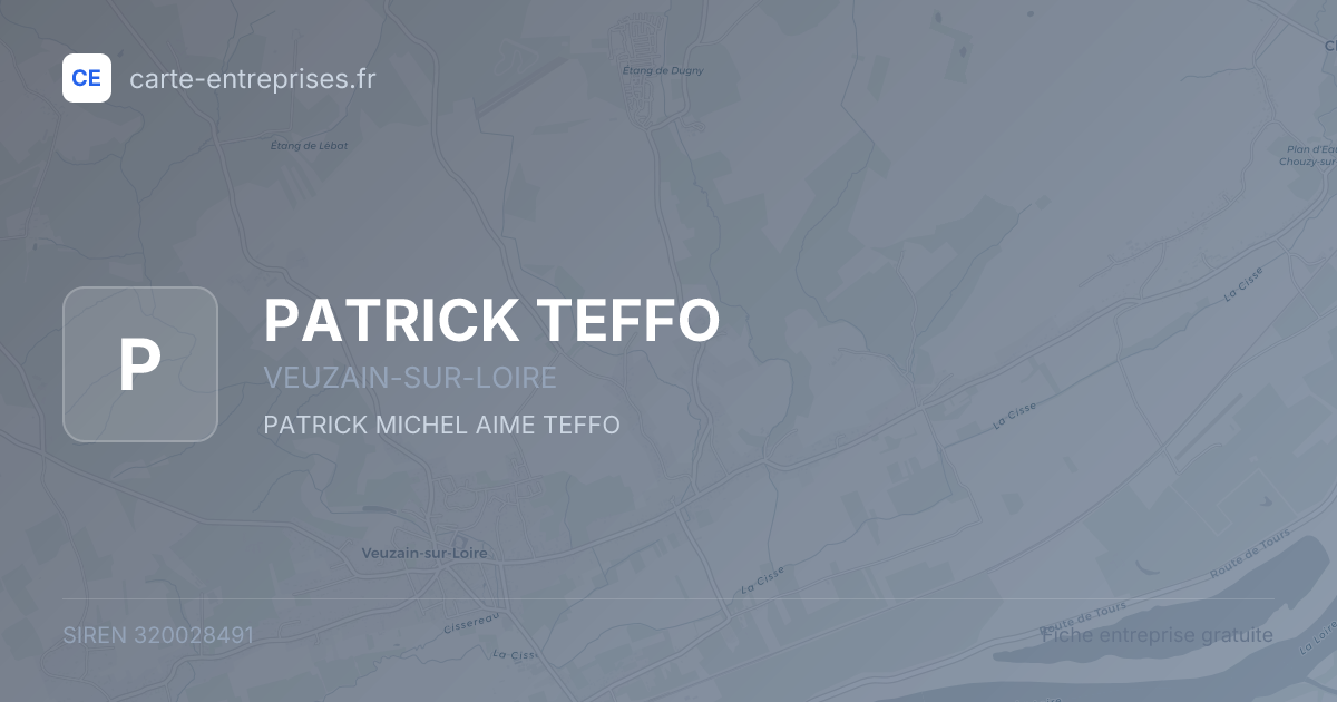 PATRICK TEFFO — 320028491 — fiche entreprise