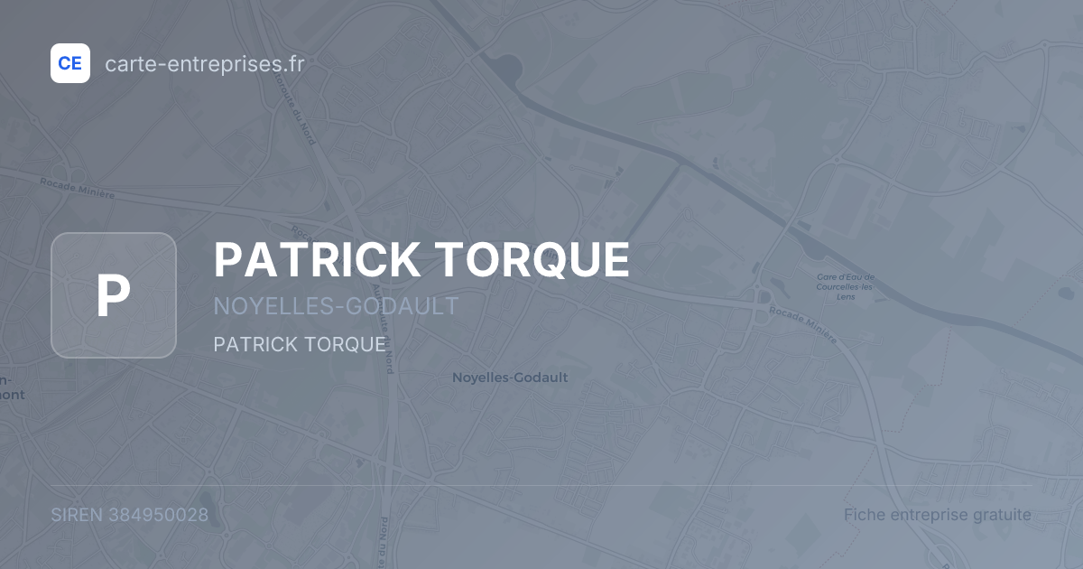PATRICK TORQUE — 384950028 — fiche entreprise