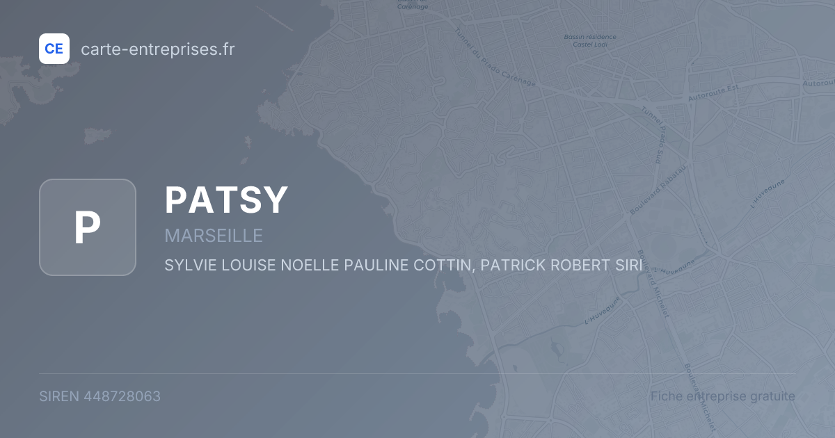 PATSY — 448728063 — fiche entreprise