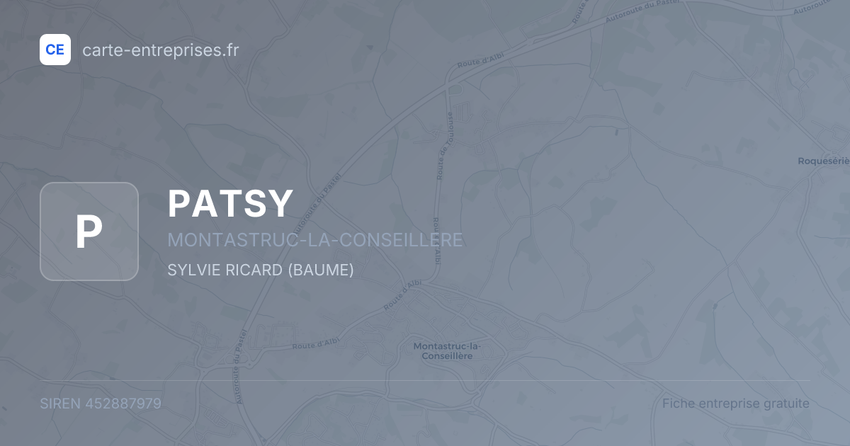 PATSY — 452887979 — fiche entreprise