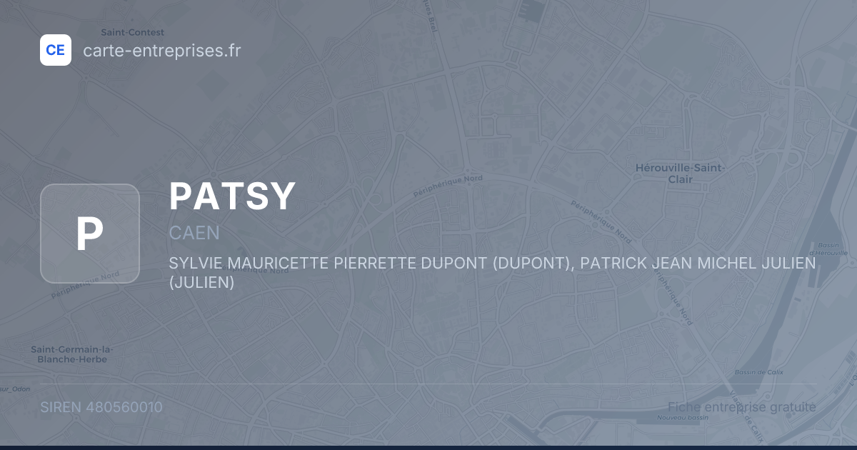 PATSY — 480560010 — fiche entreprise