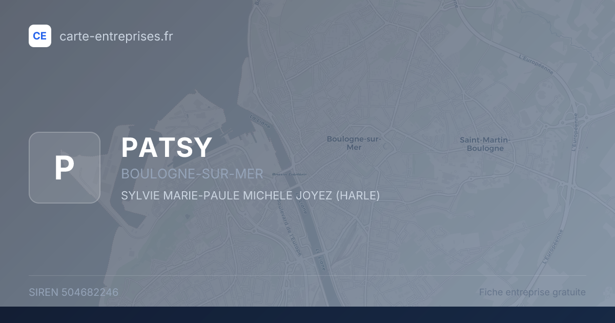 PATSY — 504682246 — fiche entreprise