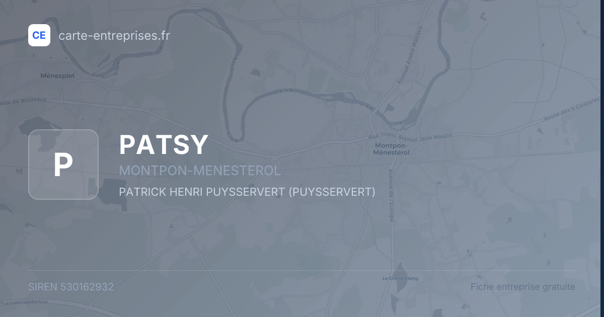 PATSY — 530162932 — fiche entreprise