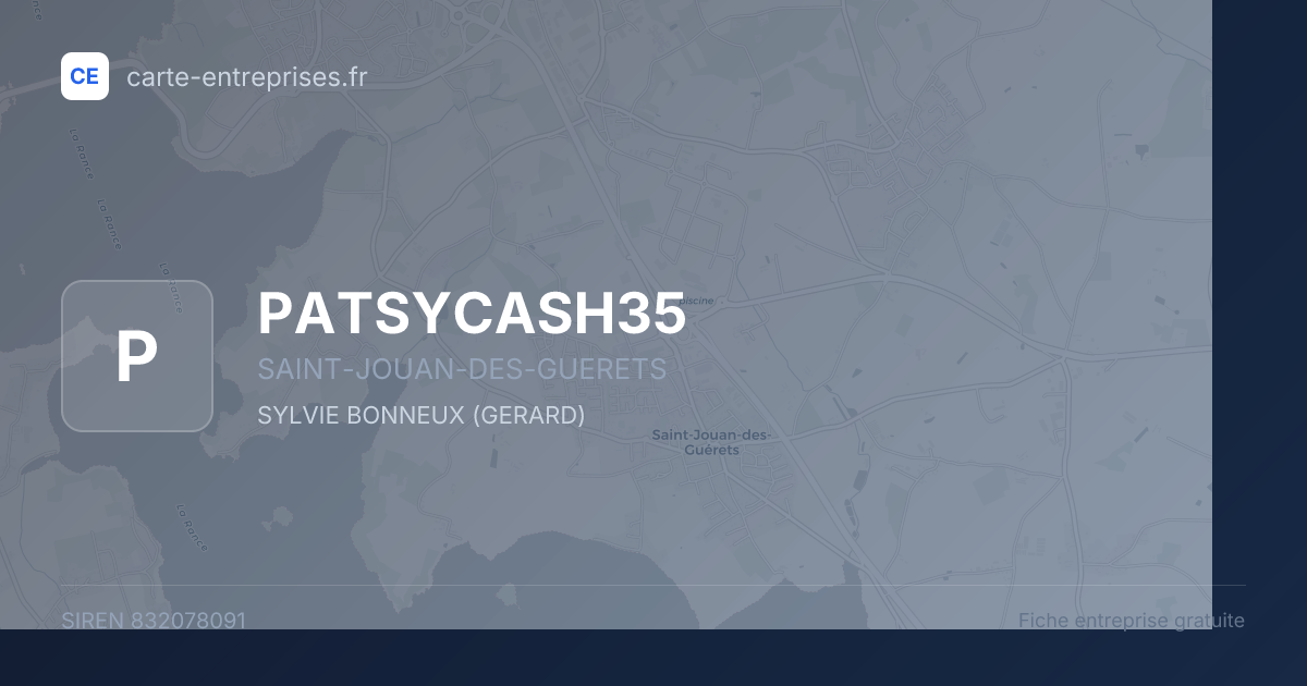 PATSYCASH35 — 832078091 — fiche entreprise