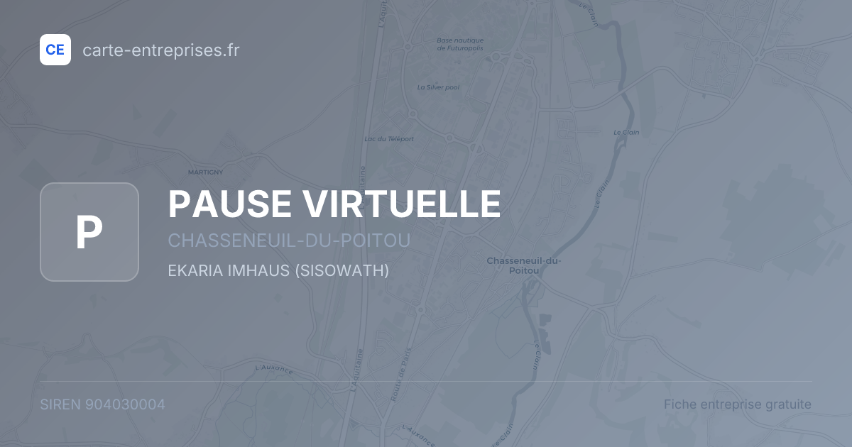PAUSE VIRTUELLE — 904030004 — fiche entreprise