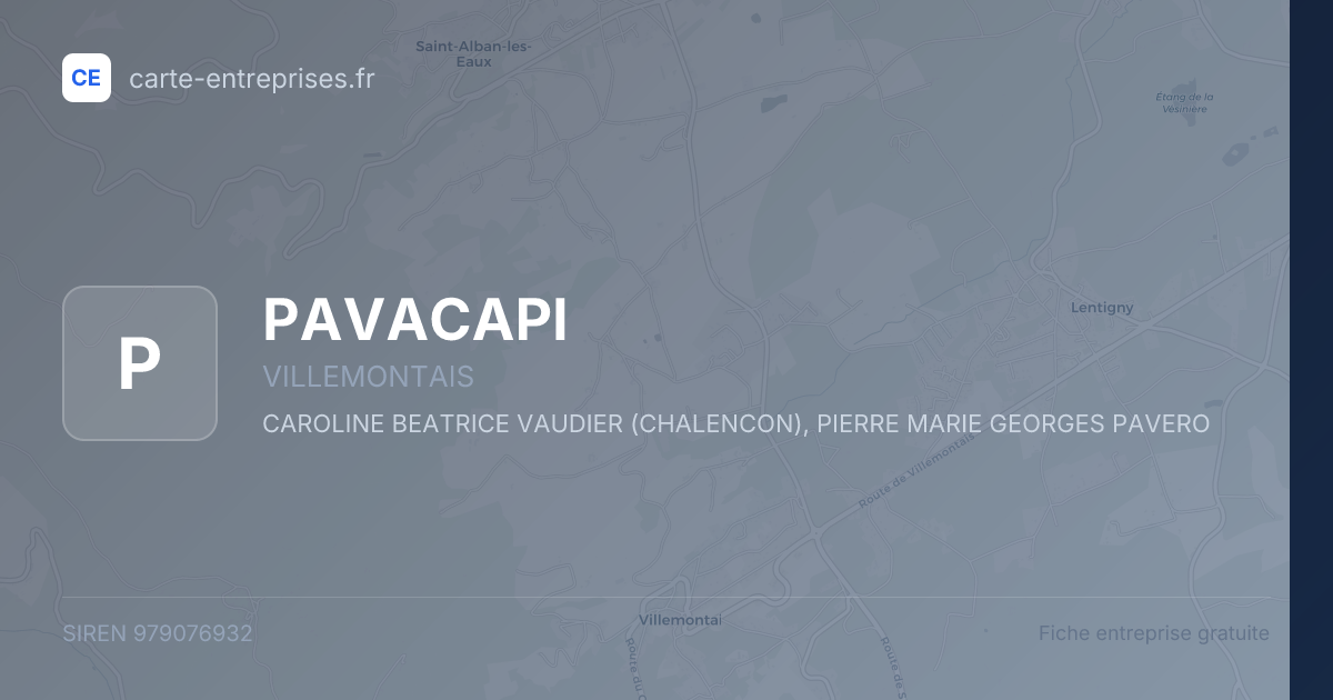 PAVACAPI — 979076932 — fiche entreprise
