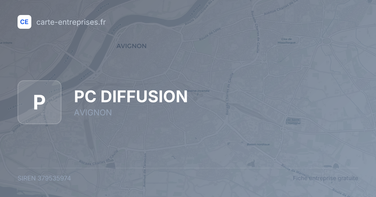 PC DIFFUSION — 379535974 — fiche entreprise