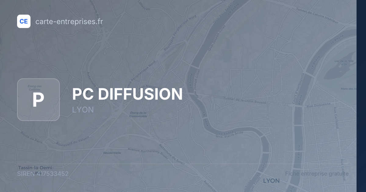 PC DIFFUSION — 417533452 — fiche entreprise