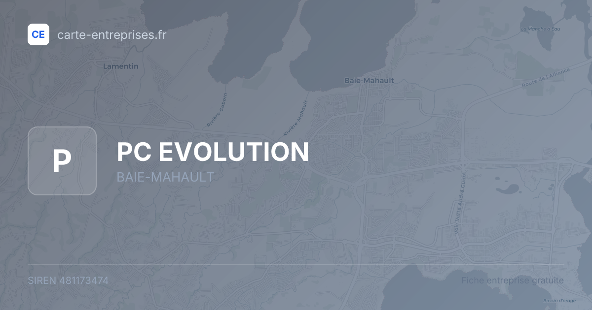 PC EVOLUTION — 481173474 — fiche entreprise