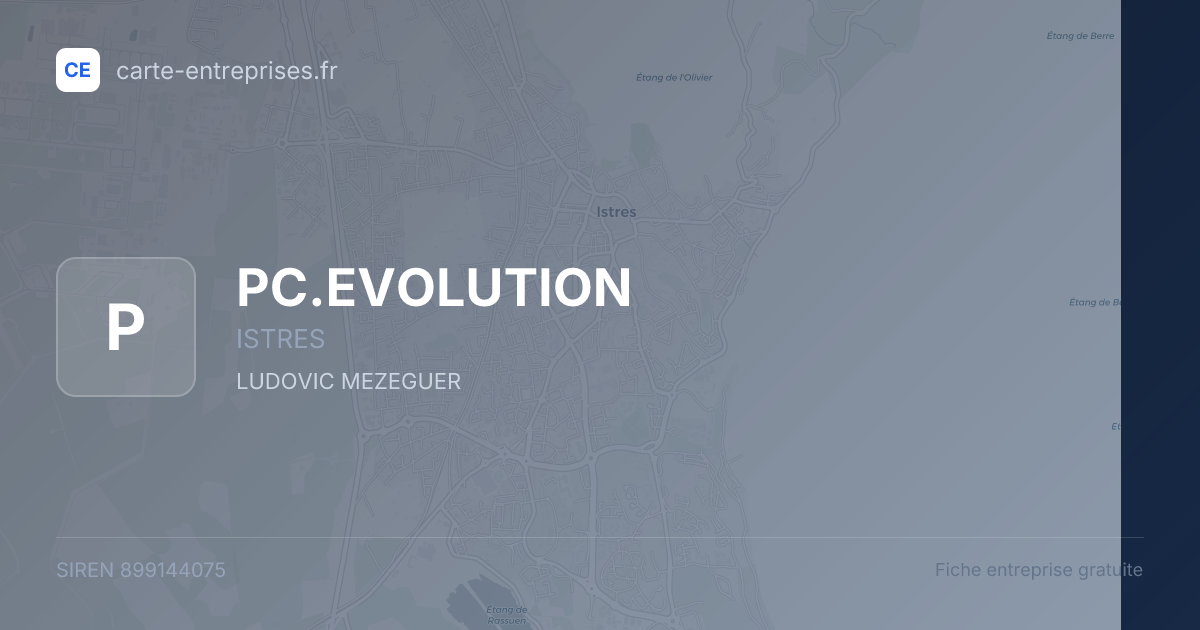 PC.EVOLUTION — 899144075 — fiche entreprise