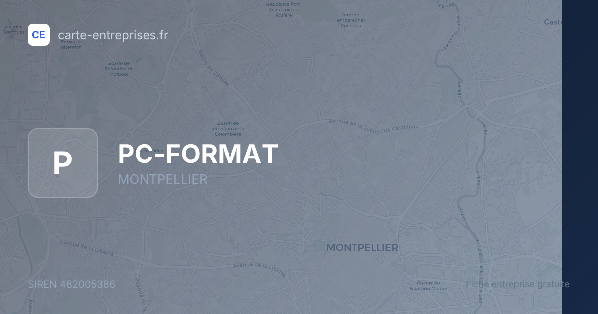 PC-FORMAT — 482005386 — fiche entreprise