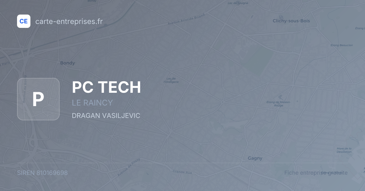PC TECH — 810169698 — fiche entreprise