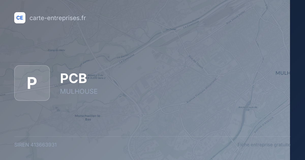 PCB — 413663931 — fiche entreprise
