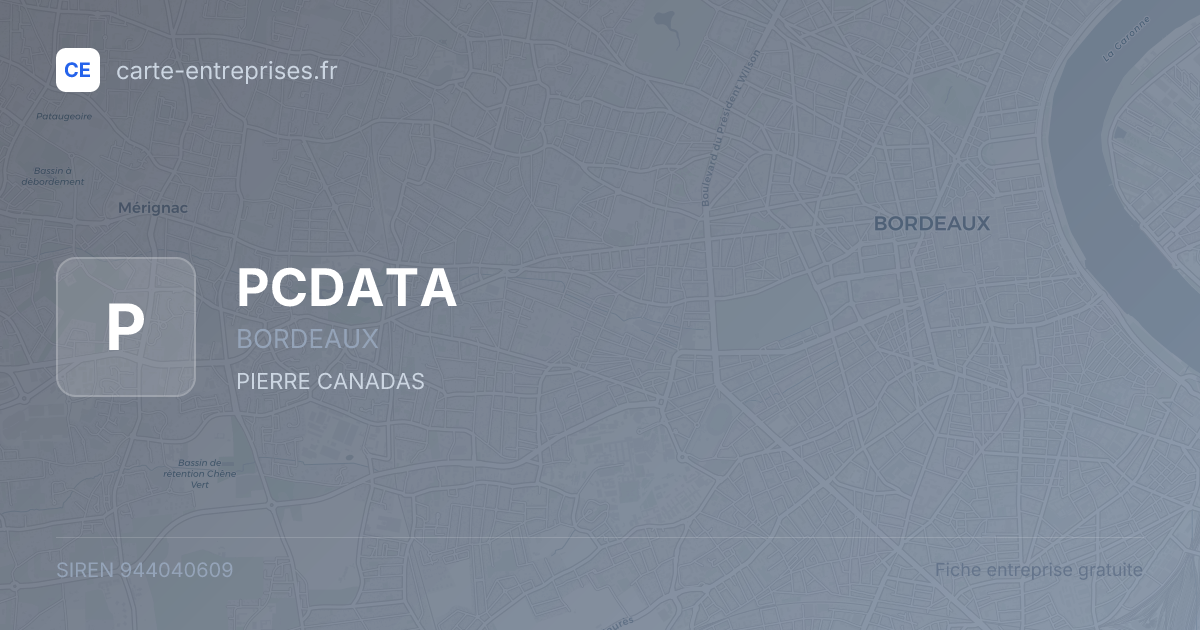 PCDATA — 944040609 — fiche entreprise