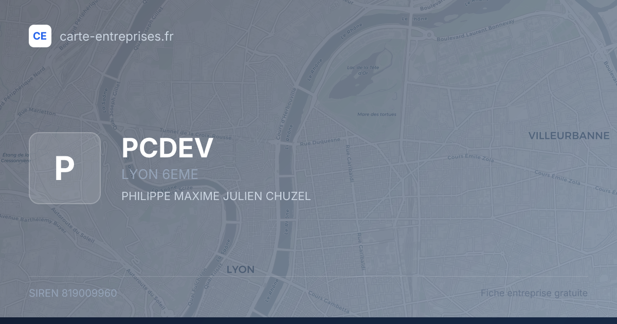 PCDEV — 819009960 — fiche entreprise
