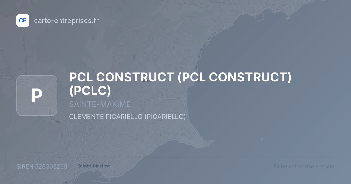 PCL CONSTRUCT (PCL CONSTRUCT) (PCLC) — 528303209 — fiche entreprise