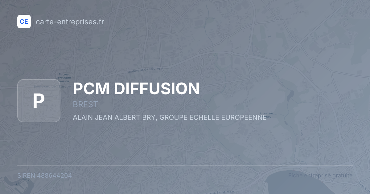 PCM DIFFUSION — 488644204 — fiche entreprise