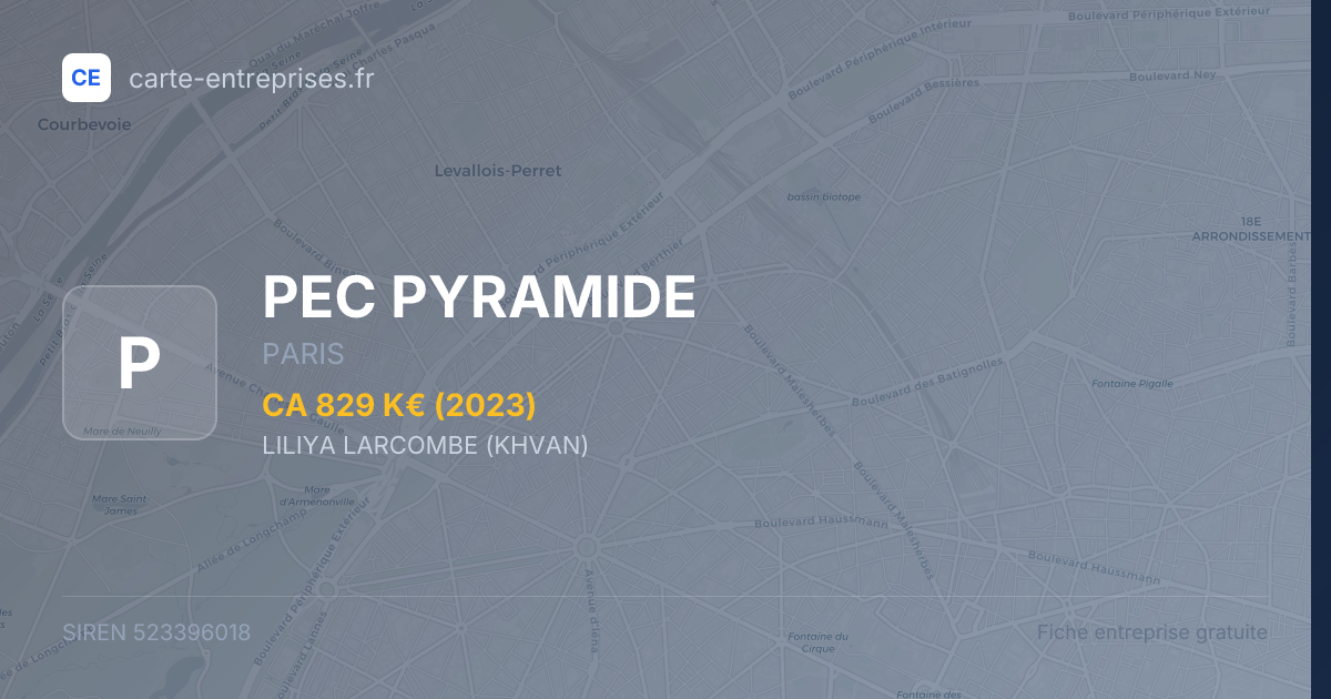 PEC PYRAMIDE — 523396018 — fiche entreprise