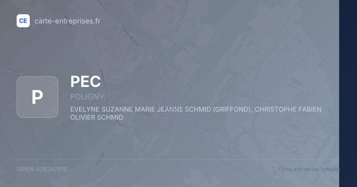 PEC — 428247910 — fiche entreprise