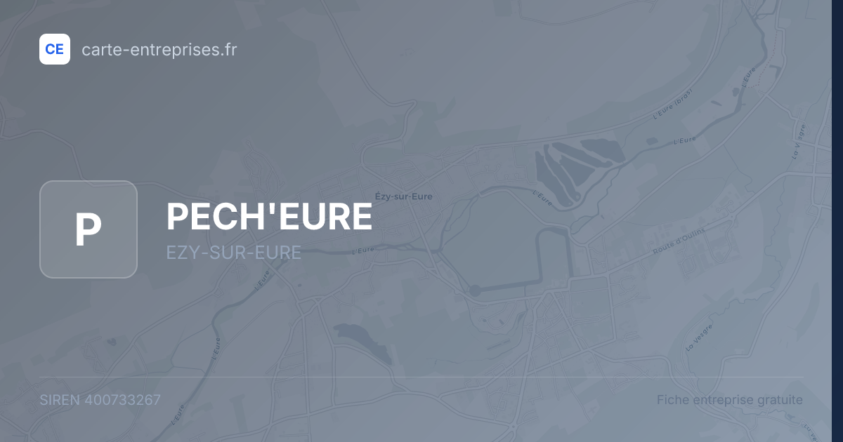 PECH'EURE — 400733267 — fiche entreprise