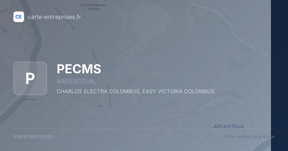 PECMS — 994366821 — fiche entreprise