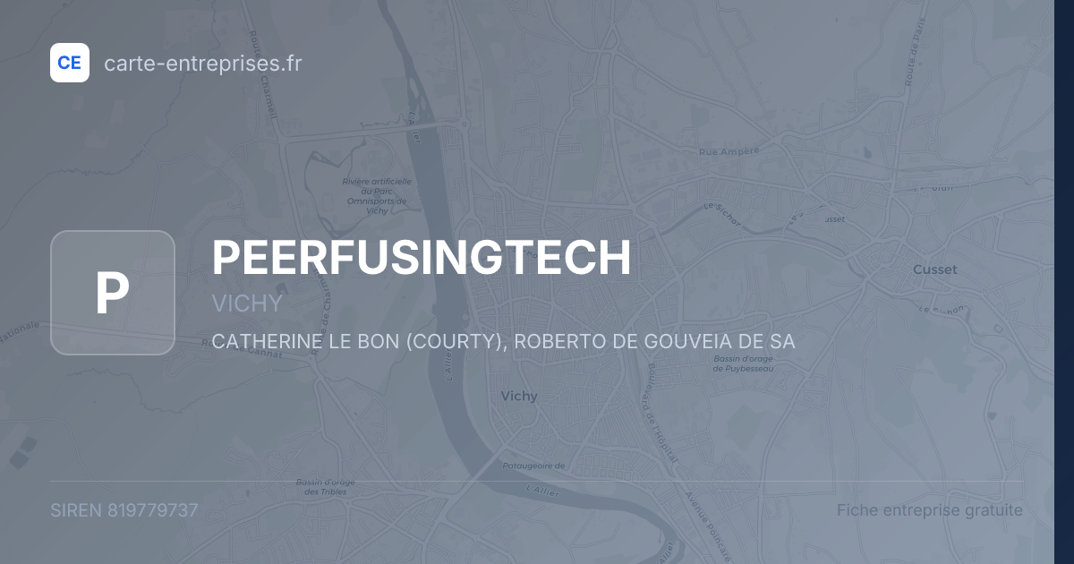PEERFUSINGTECH — 819779737 — fiche entreprise