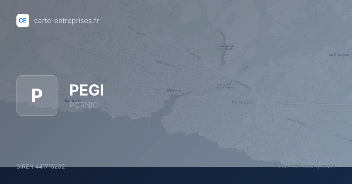 PEGI — 441715232 — fiche entreprise