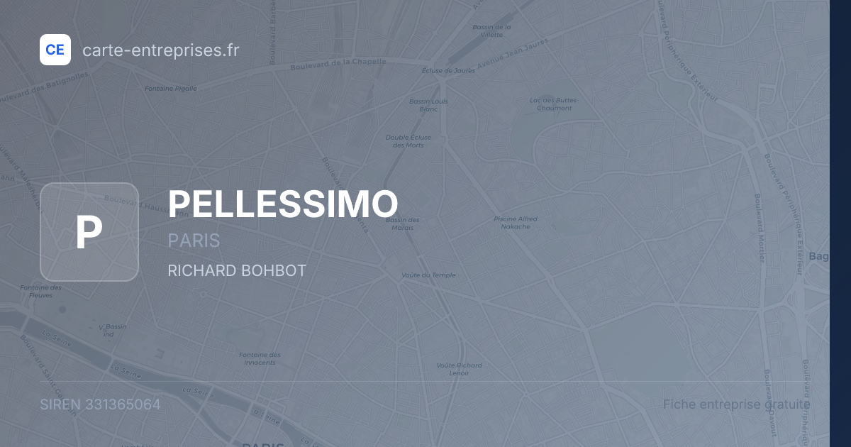 PELLESSIMO — 331365064 — fiche entreprise