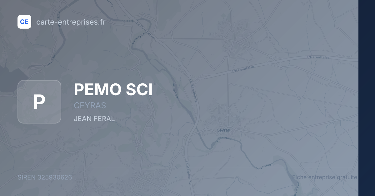 PEMO SCI — 325930626 — fiche entreprise