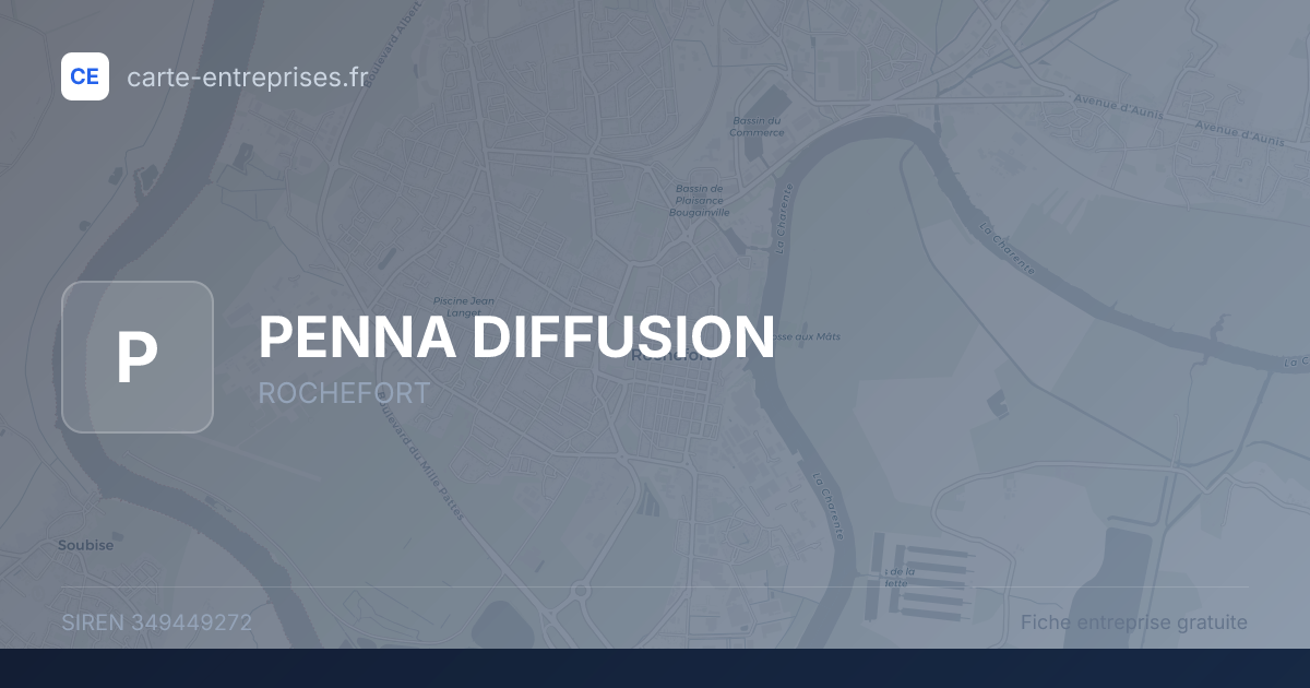 PENNA DIFFUSION — 349449272 — fiche entreprise