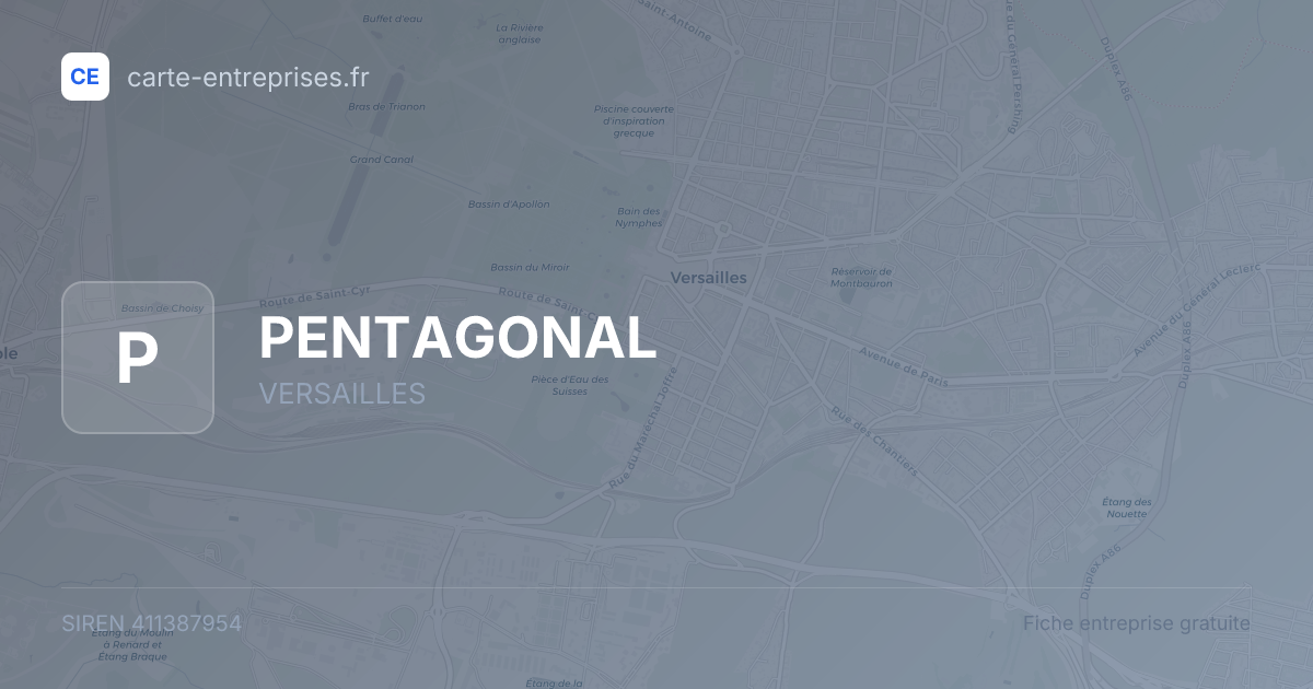 PENTAGONAL — 411387954 — fiche entreprise
