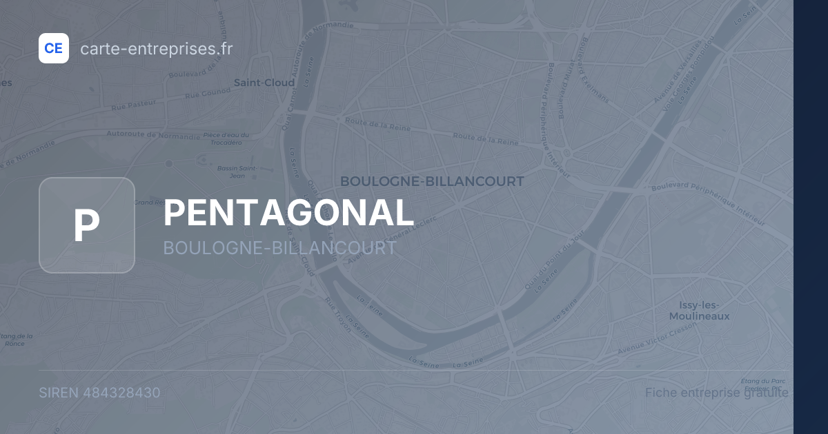 PENTAGONAL — 484328430 — fiche entreprise