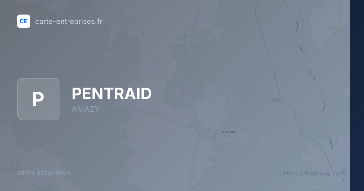 PENTRAID — 822348504 — fiche entreprise