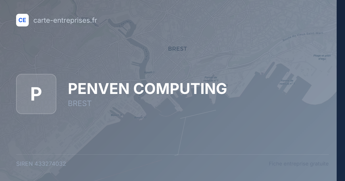 PENVEN COMPUTING — 433274032 — fiche entreprise