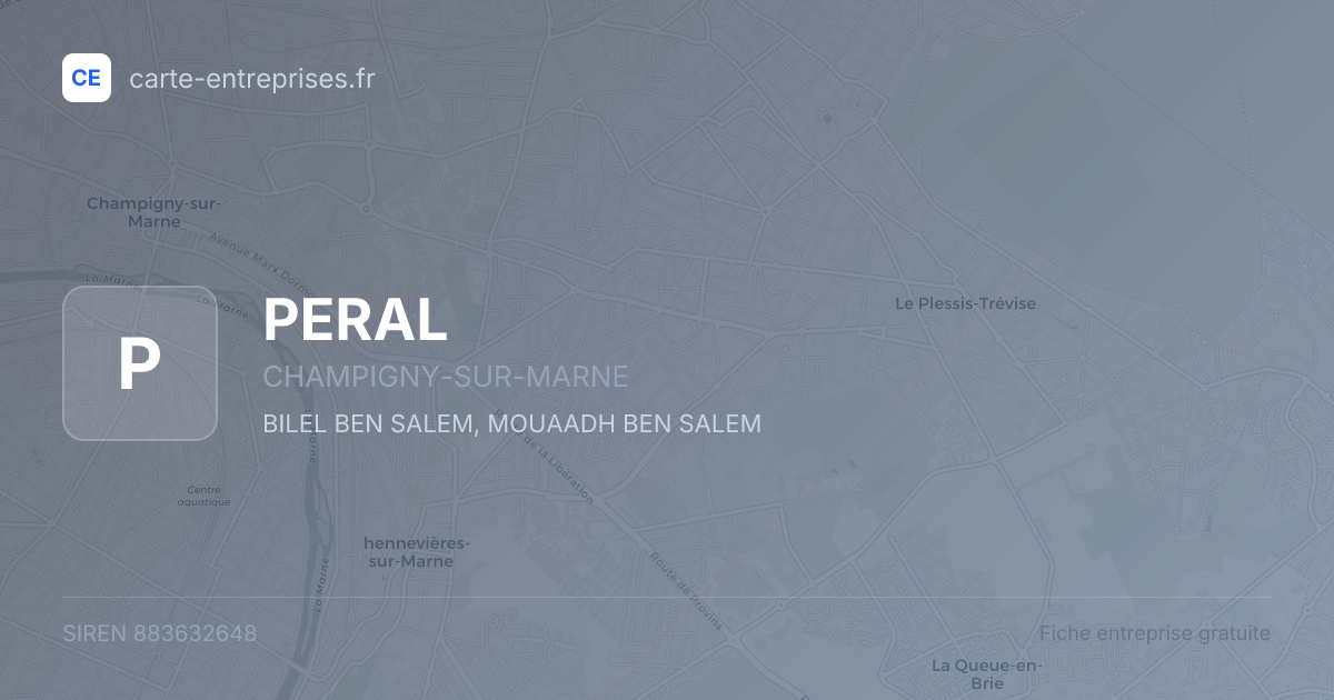 PERAL — 883632648 — fiche entreprise