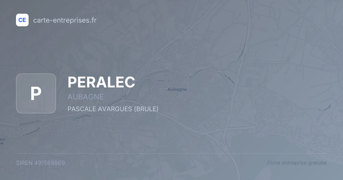 PERALEC — 491569869 — fiche entreprise