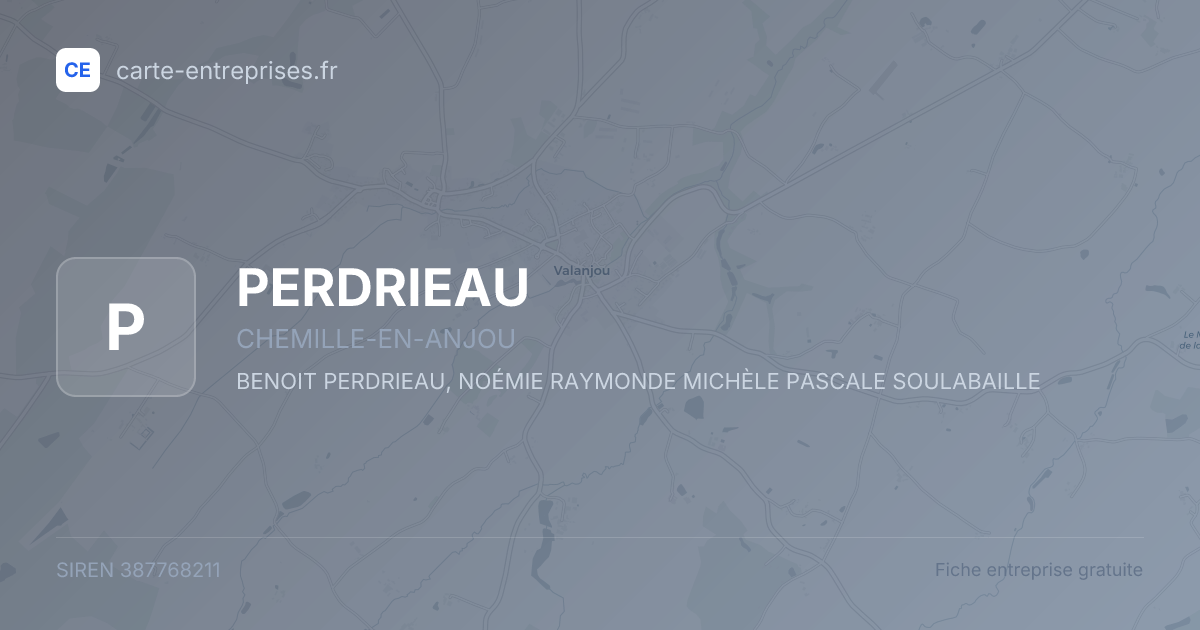 PERDRIEAU — 387768211 — fiche entreprise