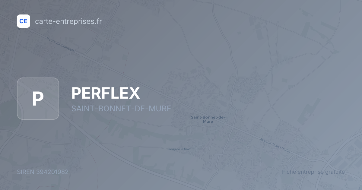 PERFLEX — 394201982 — fiche entreprise