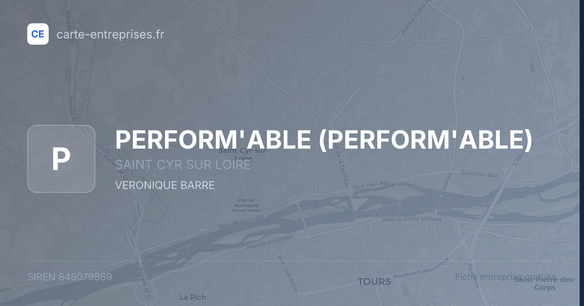 PERFORM'ABLE — 848079869 — fiche entreprise