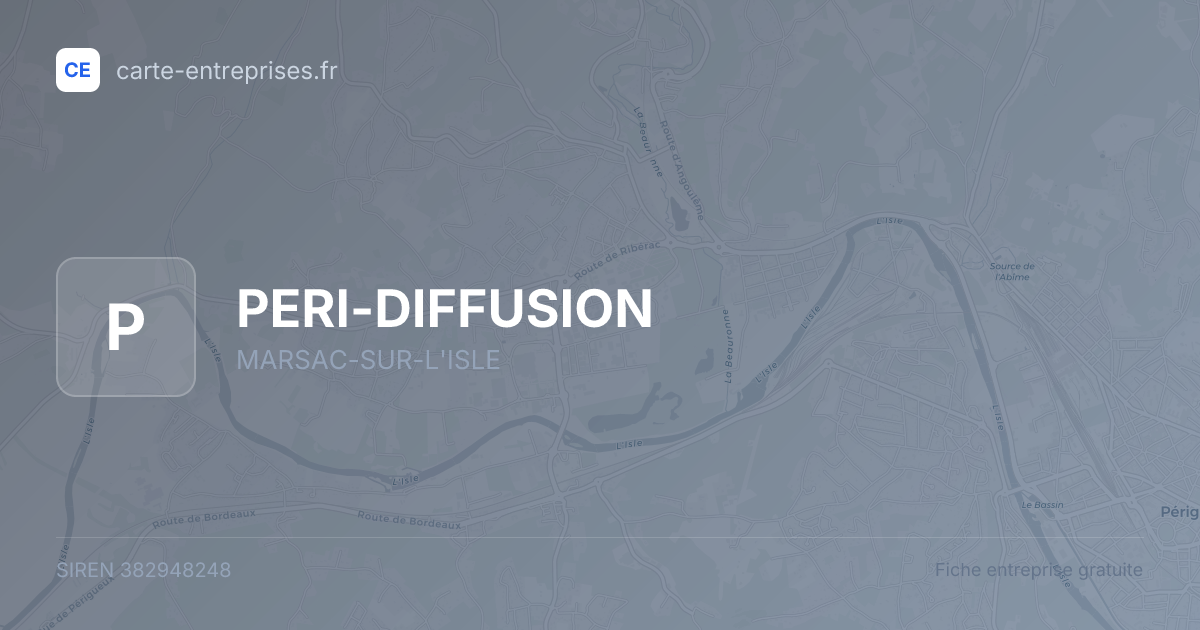 PERI-DIFFUSION — 382948248 — fiche entreprise