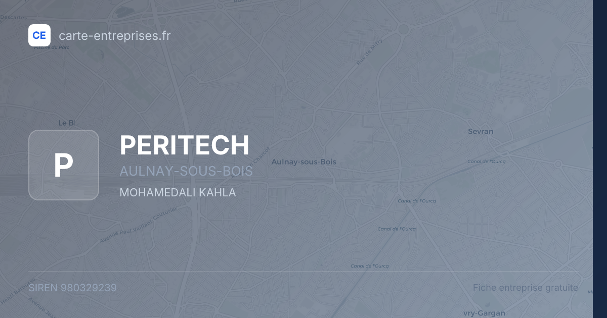 PERITECH — 980329239 — fiche entreprise