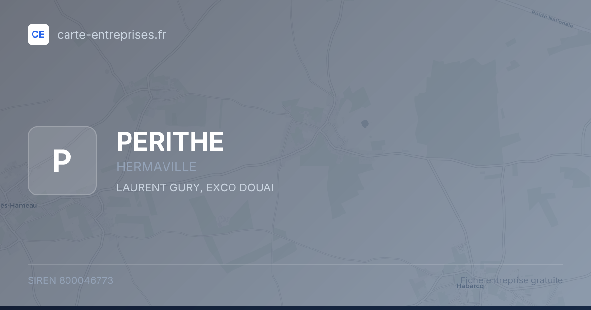 PERITHE — 800046773 — fiche entreprise