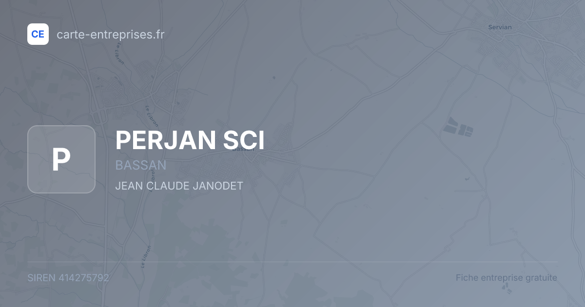PERJAN SCI — 414275792 — fiche entreprise