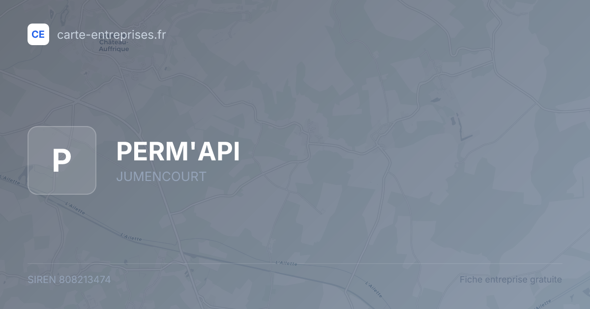 PERM'API — 808213474 — fiche entreprise