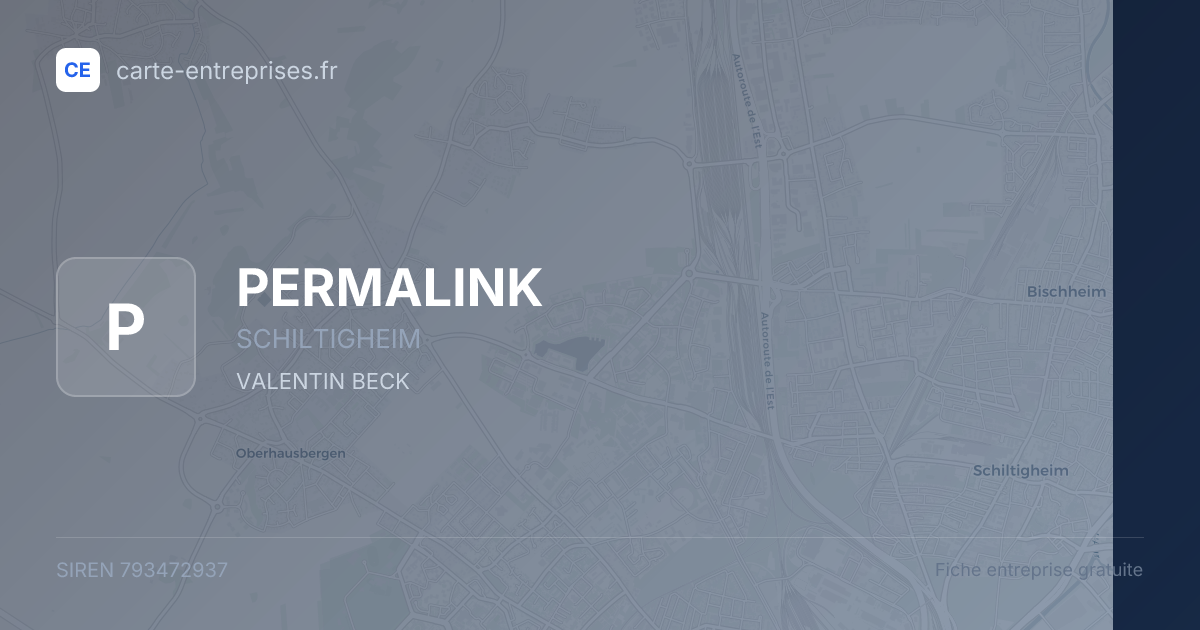 PERMALINK — 793472937 — fiche entreprise