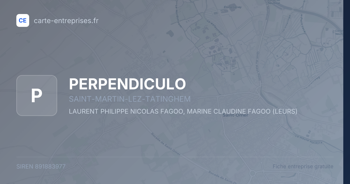 PERPENDICULO — 891883977 — fiche entreprise