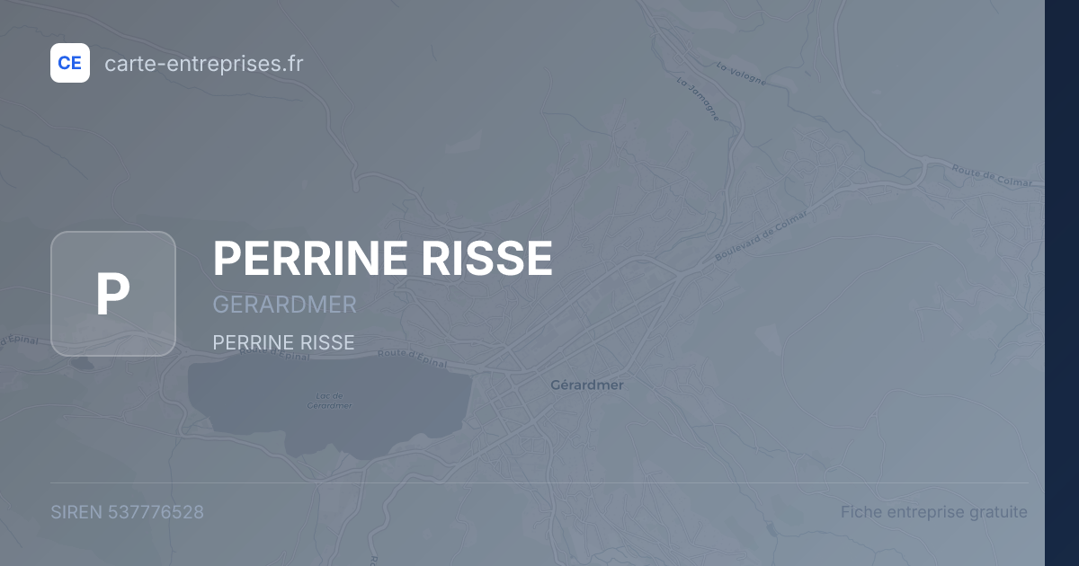 PERRINE RISSE — 537776528 — fiche entreprise