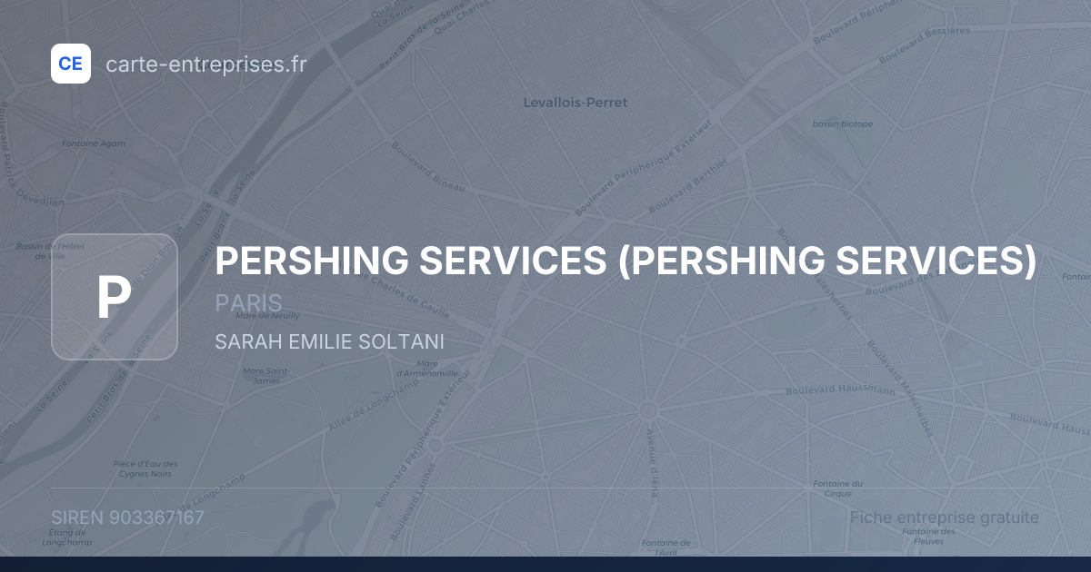 PERSHING SERVICES — 903367167 — fiche entreprise